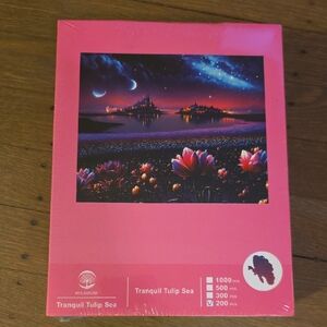 MYS AURORA Tranquil Tulip Sea Puzzle - 200 Wooden Pieces - NEW Sealed